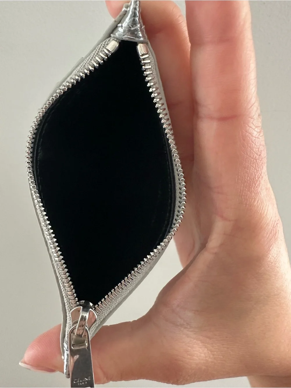Celine Zipped Compact Card Holder